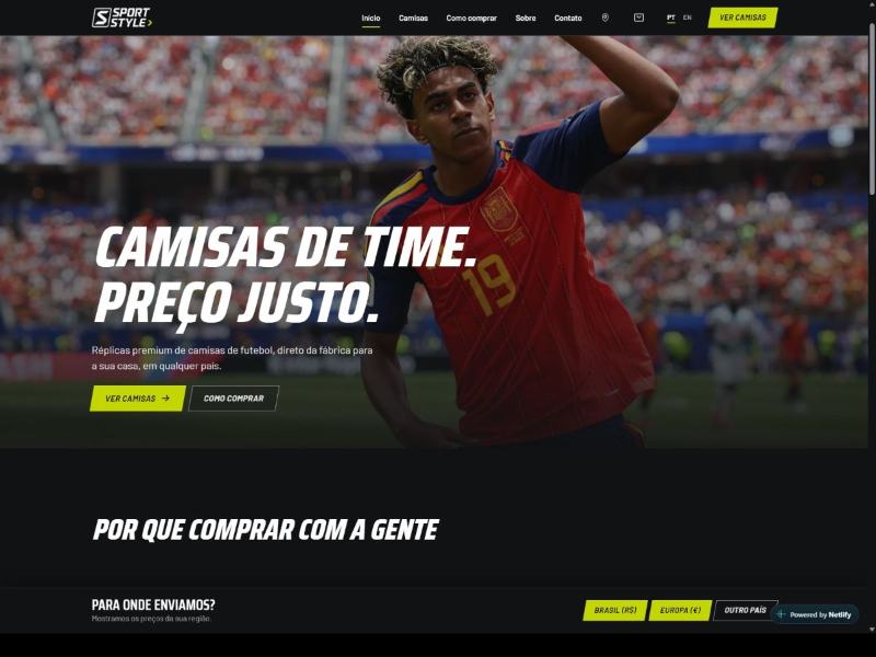 Capa do projeto SportStyle Outlet